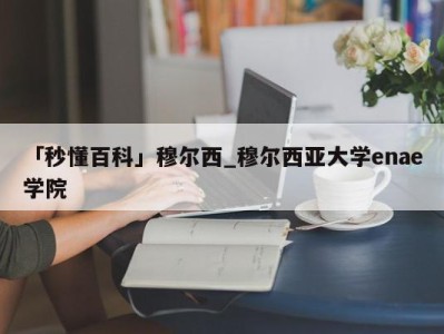 「秒懂百科」穆尔西_穆尔西亚大学enae学院