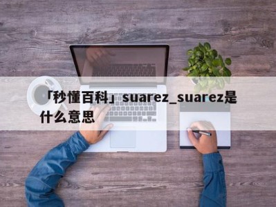 「秒懂百科」suarez_suarez是什么意思